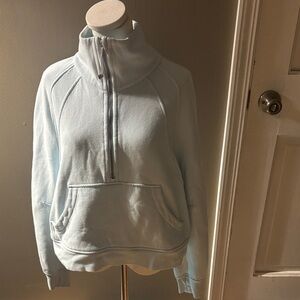 Lululemon Athletica Sky Blue Turtleneck Sweater